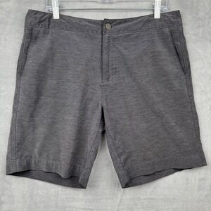 Faherty Brand Men's All Day Shorts Gray‎ Heathered Recycled Polyester Size 33